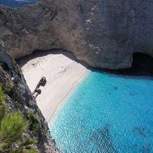 Wreck beach, Zante